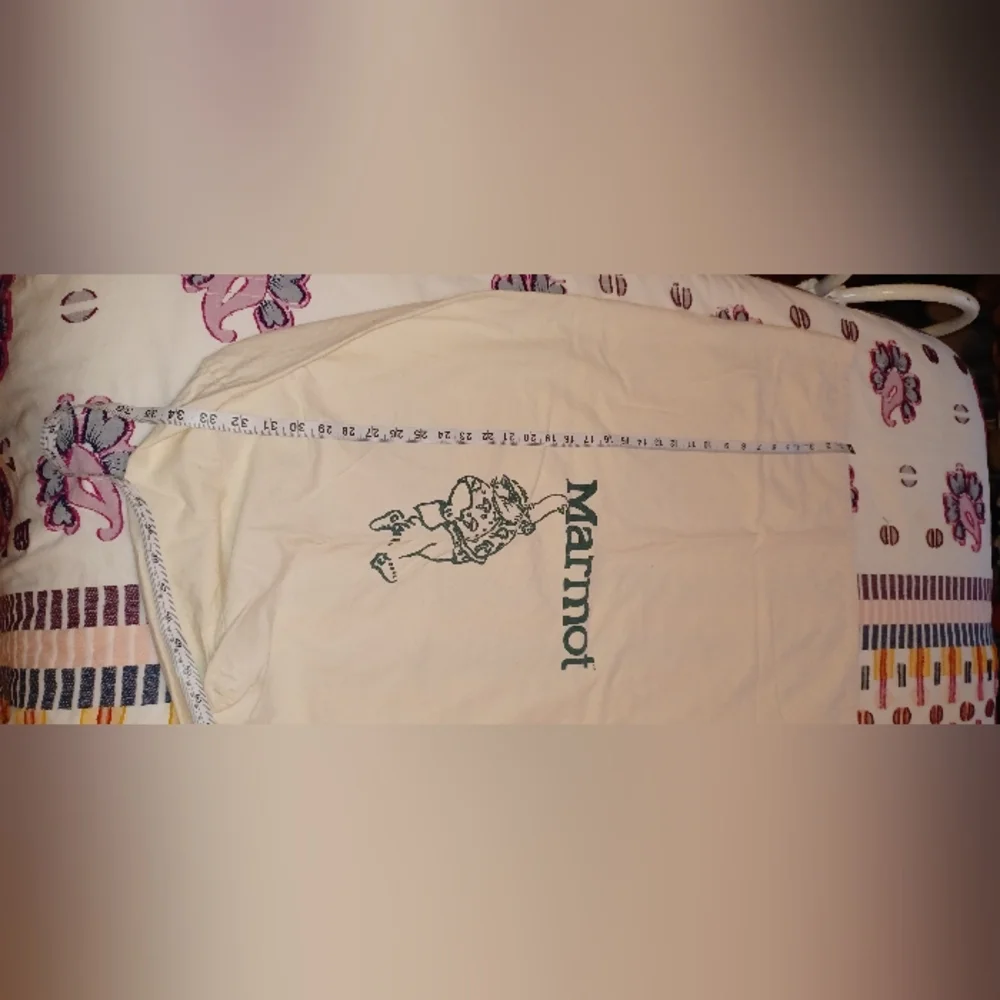 Marmot logo canvas laundry bag